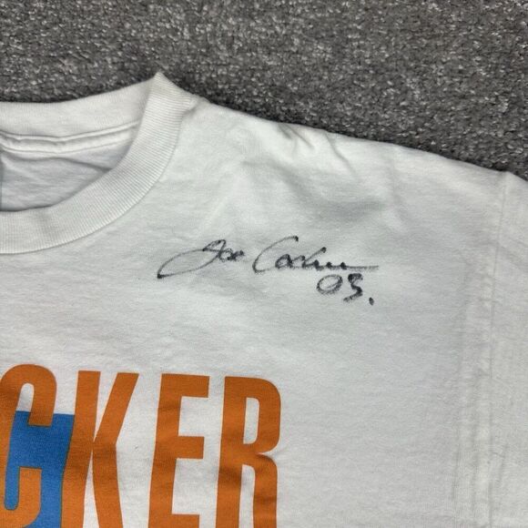 Fruit of the Loom Joe Cocker Signed T-Shirt Mens XL Respect Yourself 2003 Tour - Picture 2 of 8